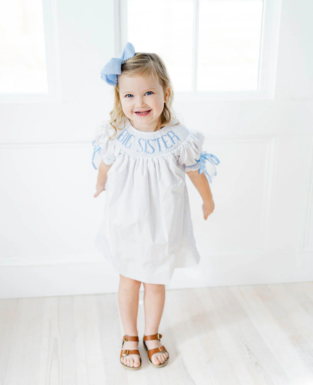 Big Sister Smocked Dress